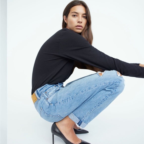 Aritzia High Rise Loose Jeans Size 24 - Picture 2 of 11